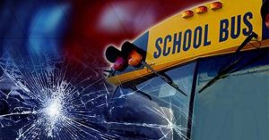 Pickup truck rear-ends school bus in Dummerston, driver cited for DUI