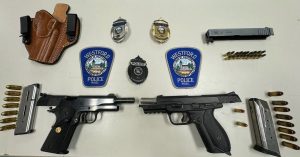 Two arrested in Westford for illegal firearm possession, disturbance