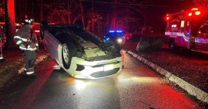 Vehicle rollover in Norton leads to unlicensed operation citation