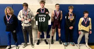 North Country freshman Eoin Comes secures second place in state wrestling championships
