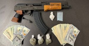 Springfield police seize AK-47 style rifle, drugs in traffic stop