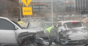 Multi-vehicle crash snarls traffic near New Haven connector