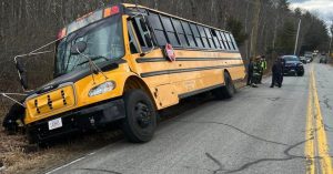 Hubbardston school bus mishap leads to swamp-side evacuation