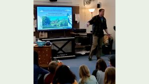 Derby Elementary students learn wildlife tracking with Northwoods Stewardship Center