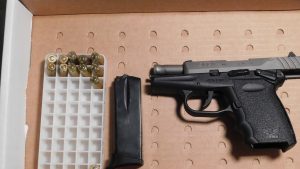 Bostone police nab suspect on gun charges during traffic stop