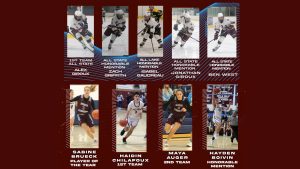 NCUHS athletes earn top honors in basketball and hockey