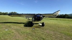 Plane crash at Plymouth Municipal Airport