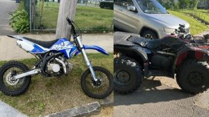 ATV, dirt bike seized in Springfield