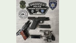 Three firearms seized in Springfield