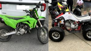 Two dirt bikes and quad seized in Springfield