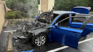 Car fire extinguished in Pleasantville