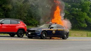 2 troopers injured in crash in Plattsburgh